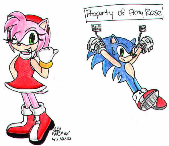 Sonic X Drawings - Sonic, Knux, Shadow,Tails & Amy by Bustedangel04 - Fanart  Central